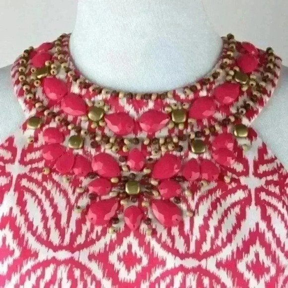 INC woman’s Dress Size 4 Beaded Halter Pencil - Picture 6 of 9